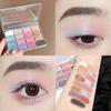 JADED Neon 16-Color Eyeshadow Palette: Korean Light Tones, Low-Saturation, Pseudo-Bare Look, Pearlescent & Matte Options.