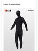 3mm Two-Piece Wetsuit with Hood for Warmth In Hunting, Snorkeling, Freediving, Surfing, and Ice Sports.