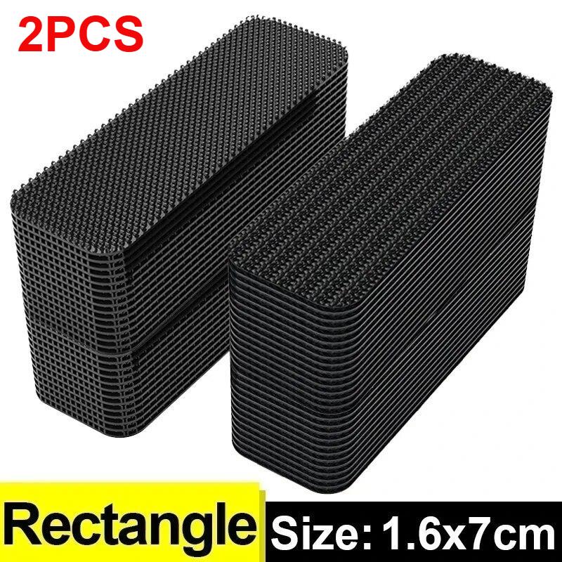 1/2/5/10/20PCS Carpet Fixing Stickers Double Faced High Adhesive Car Carpet Fixed Patches Home Floor Foot Mats Anti Skid Grip Tapes