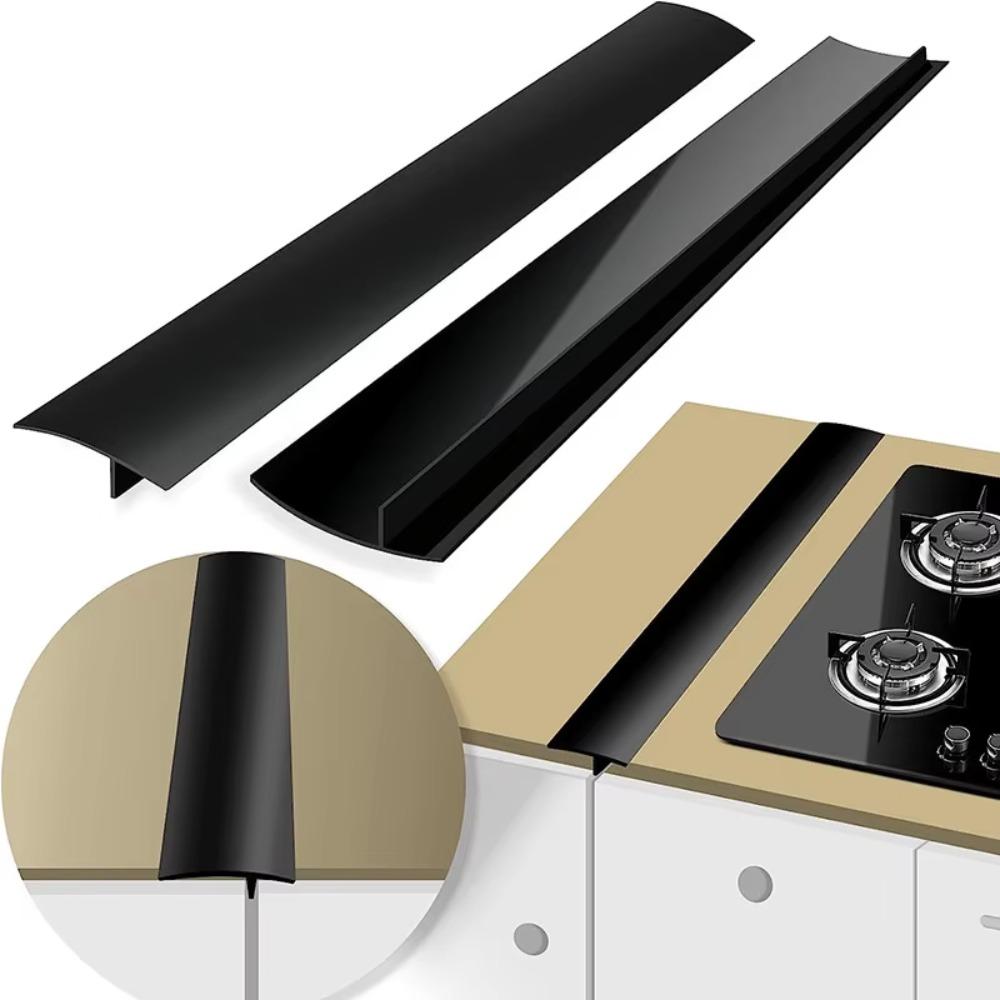 4pcs Silicone Stove Counter Gap Cover Heat Resistant Oven Gap Filler  Restaurant