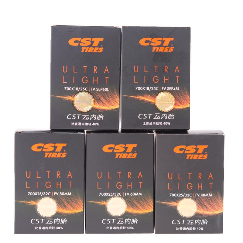 CST Ultralight Bike Inner Tube MTB ROAD BICYCLE 26 27.5 29x 1.9 2.125 700x 18c 25c 32c FV AV SV 48mm 60mm 80mm