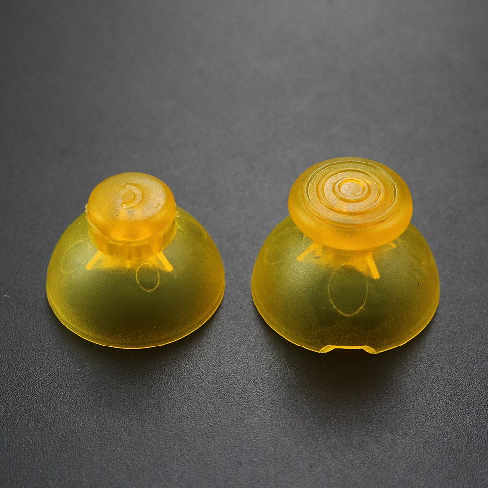 JCD 1 Pair Left And Right 3D Analog Joystick Thumb Stick Silicone Cap For GameCube For NGC GC Controller Repair Part Replacement