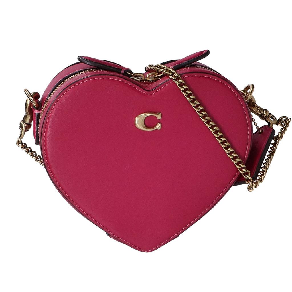 COACH [Good Condition] CE765 Heart Crossbody 14 Shoulder bag pinkUsed