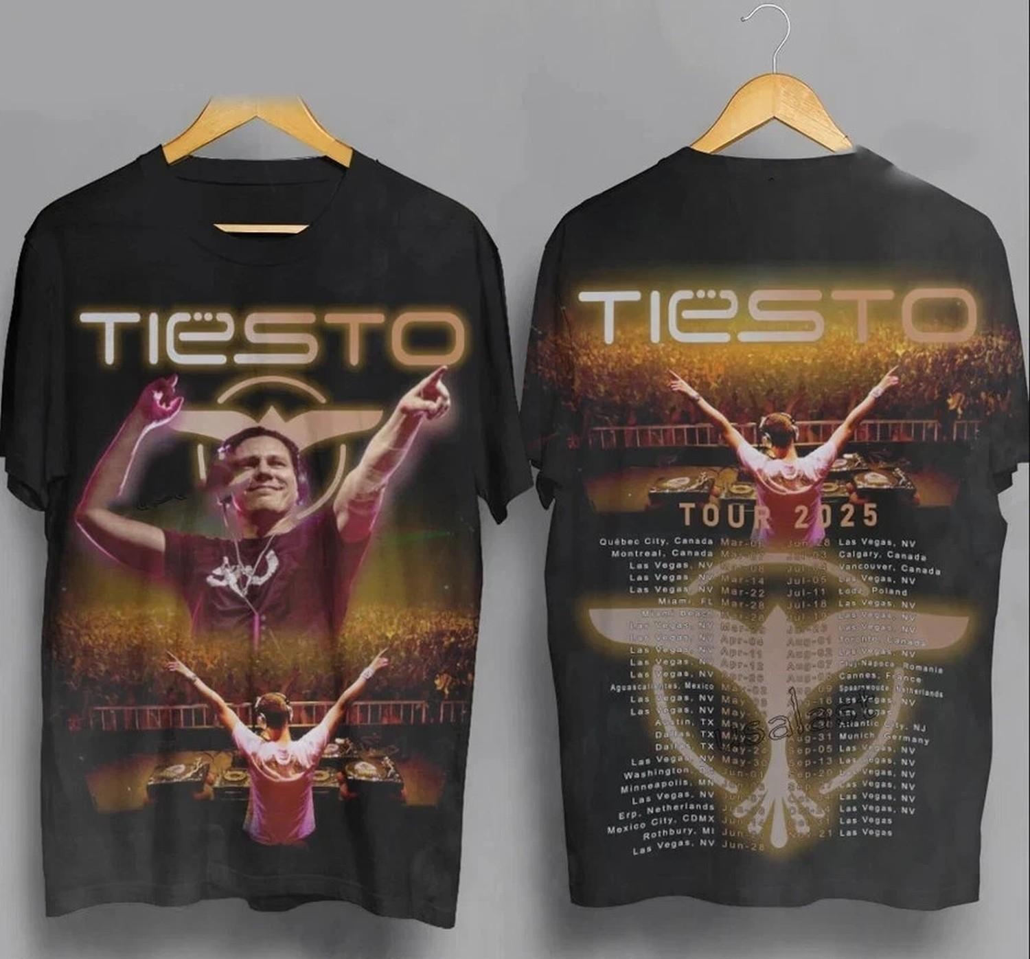 NEW Tiesto Tour Date 2026 AOP 3D T-Shirt S