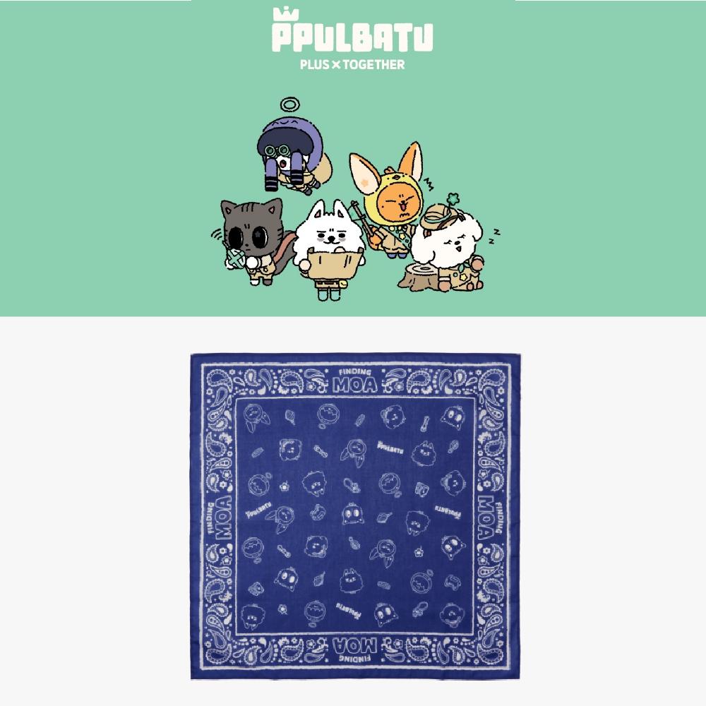 

2nd Pre-order TXT PPULBATU PLUS X TOGETHER FINDING MOA Bandana