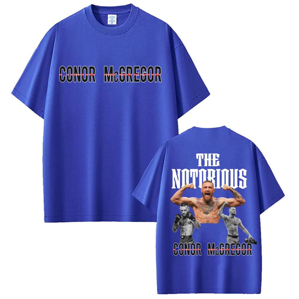 Conor Mcgregor The Notorious Graphics Tshirts Unisex Women Fashion Violence Aesthetics T Shirt Casual Cotton Short Sleeve T Shirts