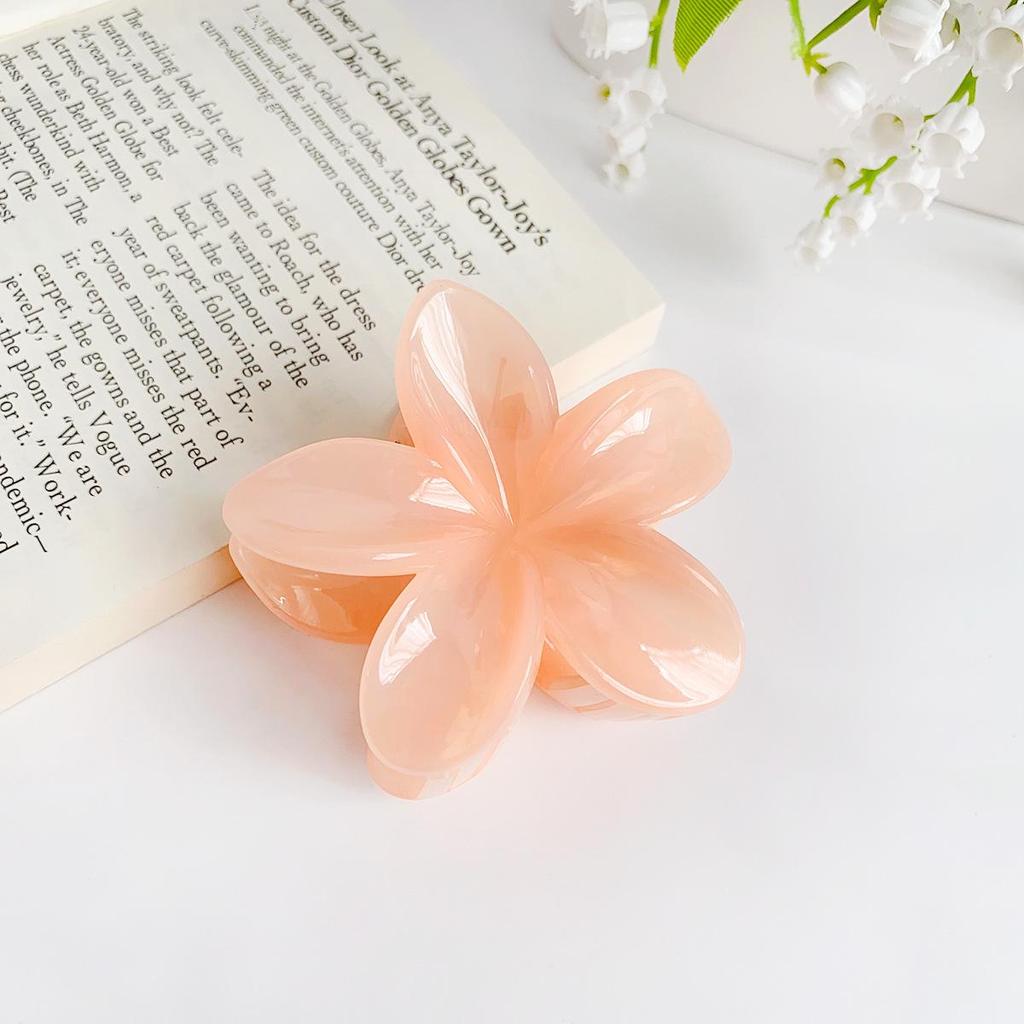 Bofeiya Plumeria Candy Color Hair Clip - Cute and Sweet Heart-Shaped Hair Accessory for Girls