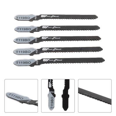 5 sztuk Zestaw 3 "12TPI HCS T-Shank Brzeszczoty T119BO do narzędzi do cięcia drewna