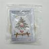 1 set kit de broderie de Noël, parfait pour les débutants, un kit de broderie de Noël festif, kit de matériel d'artisanat de broderie DIY,