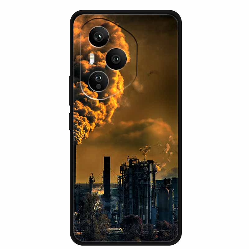 For Honor 400 Pro 5G Case Original Soft Silicone TPU Phone Cases Cover Honor400 Pro DNP-NX9 6.7" Fashion Protector Planet Capa