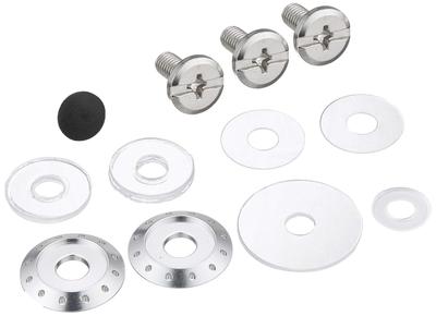Wins Japan X-ROAD Repair Visor Screw Set, 393 Silver