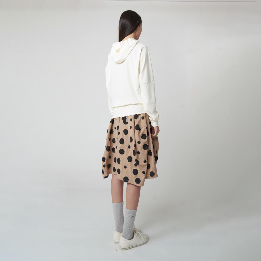Aw51Hl03 Light Pullover Hoodie_Cream