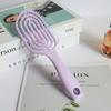 Pettine Massaggiante Curvo per Capelli Folti con Manico Lungo per Capelli Ricci