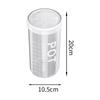 Food-Grade Plastic Storage Jar with Lid for Cereal, Grains, Coffee, & Tea