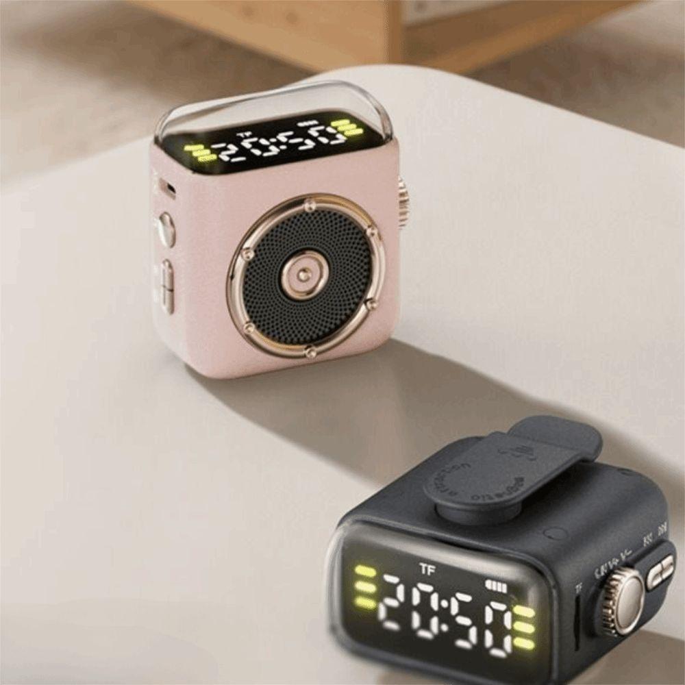 Built in Microphone Wireless Speaker Magnetic Back Clip Portable Speaker Birthday Presents