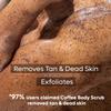 mCaffeine Exfoliating Coffee Body Scrub Powder Jar for Tan Removal Soft Smooth Skin 100Gm