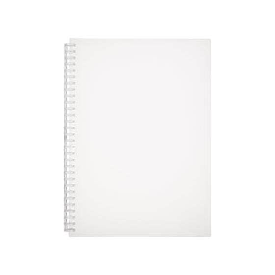 MUJI Refill Notebook Body Polypropylene Cover Translucent A4 30 Holes NAB26A0S