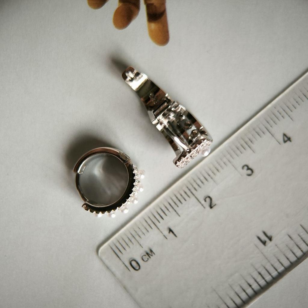 Серебряные серьги с натуральным жемчугом, фианитами (2185758)