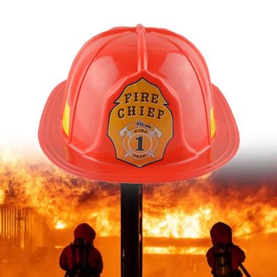 Fireman Costume Pretend Hat Fighter Hat Halloween Firefighter Childrens Helmet
