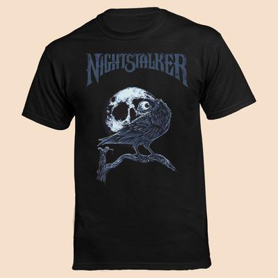 Nepřestřižené tričko kapely Nightstalker Černé Unisex Velikost S-2345XL JU349 Unisex tričko
