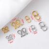 10pcs 20pcs Stainless Steel W S Shape Necklace Clasps Hooks DIY Jewelry Making Finding Bracelet Supplies Accessories Wholesale