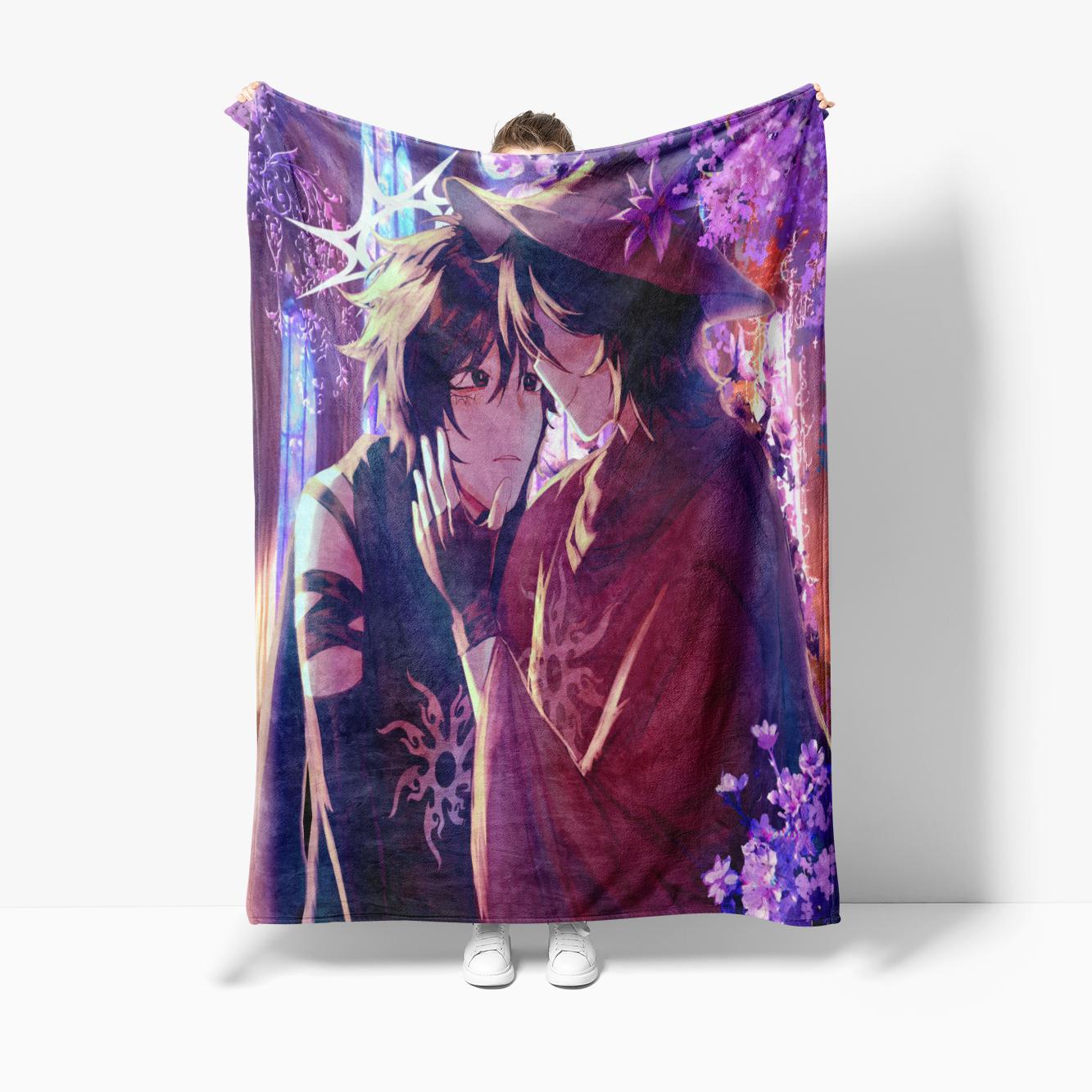 

Forsaken Anime Cartoon Blanket Bedroom Decoration Blanket Trave Camping Sofa Fluffy Soft Blankets Home Decor 75x90cm