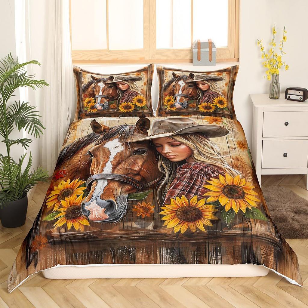 Colorful Dog Paw Three-Piece Quilt Cover 3D Digital Printing Bedding Cover Pet Animal Bed Cover