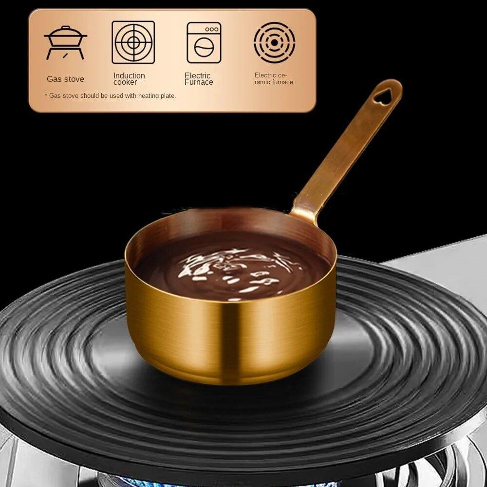 Tea Pan Mini Sauce Pan With Handle Sauce Dipping Bowl Frying Saucepan