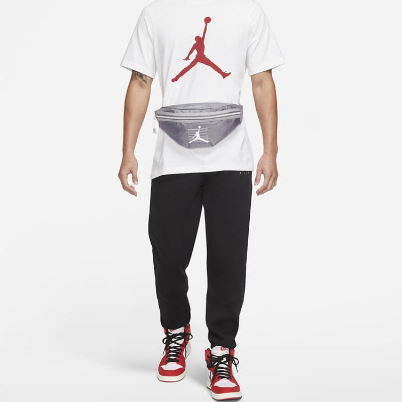 Jordan Polyester Sling Bag Fanny Pack Regular Unisex Gunmetal Gray Jordan DV1870-056