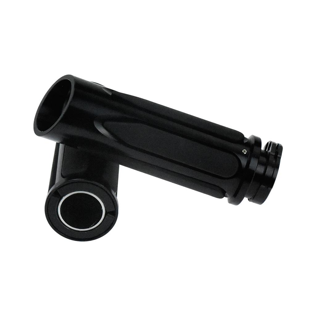 Motorcycle 1'' 25mm Hand Grips Black/Chrome Handlebar for Harley Touring FLHX FLHR Sportster XL Dyna Softail V-Rod Controls