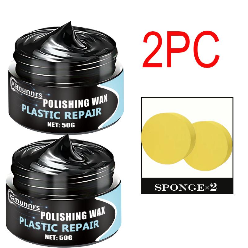 NEW Multifunctional Car Repair Kit: Plastic Parts and Leather Maintenance Update, Interior Glossy Wax, Tire Polis