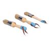 3PCS Paint Brush with Wooden Handle for Furniture Wall Painting Projects DIY Home Decor