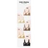 Women's Seamless Push Up Beauty Back Bra, Wireless Fixed Lift Tank Top, Anti-Sagging Side Support Bra
