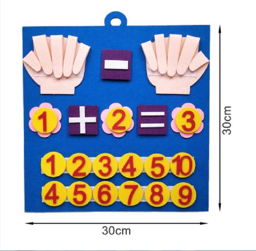 Youngsters High-Quality Montessori High-Quality Felt High-Quality Finger High-Quality Numbers High-Quality Math Play sets High-Quality Children
