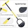 Manual Trimming Shovel Serrated Grass Saw Cutter With T-Grip Half Moon Manual Lawn Edger Reinforcedfor for Home Garden Supplies