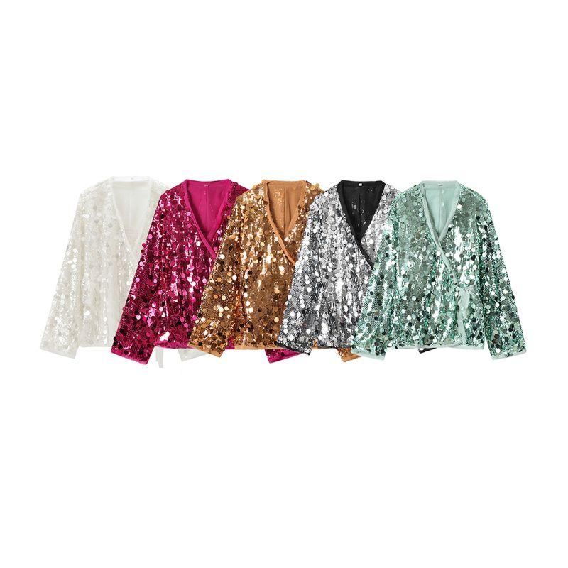 Kaslead New Arrival Women's Clothing Fashion Style Fashion All-Match Beads Decoration Kimono Coat 3736240