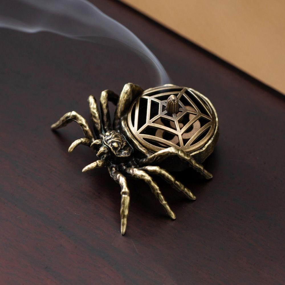 Metal Incense Holder Spider Type Aroma Furnace Durable Aromatherapy Stove Home Interior Decoration