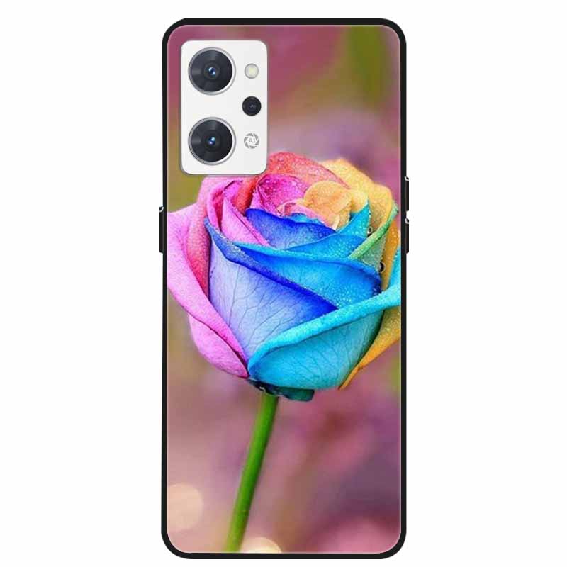 For Oppo Reno 7A 9A Case Phone Cover Soft Silicone Shockproof TPU Funda On For Oppo Reno9 A 5G Protection Capa Reno7 A / Reno9A