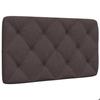VidaXL Dark Brown Headboard Cushion 80 Cm Fabric 4019194