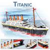Titanic Cruise Ship Model Blocks 1860/1288pcs Ship Building Blocks Gift for Kids Children Home Office Ornaments Fast Sh
