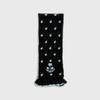 Korean Designer Wool Blended Cartoon Deer Jacquard Knitted Scarf for Women Winter Girly Lace Scarf