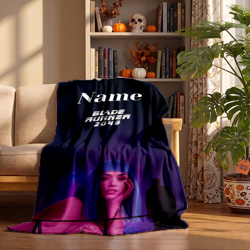 Blade Runner Custom Flannel Blankets Soft Warm Cozy Throws for Home Decor Holiday Gifts