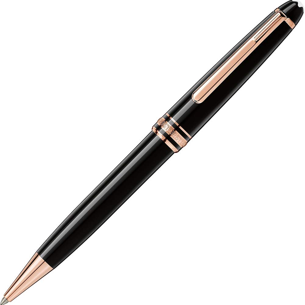 Montblanc Ballpoint Red Gold Classic Writing MONTBLANC Meisterstück Pen, Coated, Instrument, [Used]