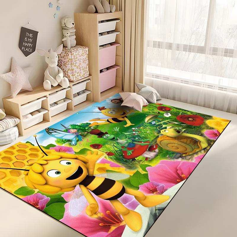 15 Sizes Bee M-Maya Rugs for Living Room Bedroom Dining Kitchen Office Bathroom Non-Slip Large Decor Carpet Alfombra Rugs