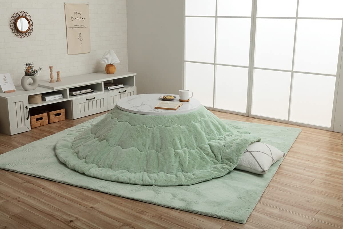 

IKEHIKO Футон для котацу, Круглый, Lapierce, Фисташково-зеленый, Прибл.. 185см, Однотонный, Мягкий, Плюшевый, Женственный дизайн #6842859