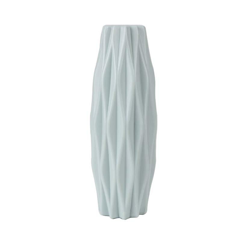 Nordic-Style Creative Plastic Vase: Multi-Color & Design Options for Green Plants & Dried Flowers