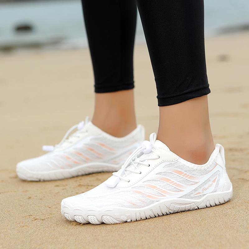 Outdoor Strand Watten Sneaker Herren Damen Schnelltrocknend Aqua Schuhe Barfuß Leicht Atmungsaktiv Wassersport Schuhe zum Tauchen Surfen Angeln