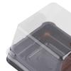 50pcs Plastic Moon Cake Muffin Boxes Container Holder Bakery Treats Durable Easy To Carry Gift Packaging