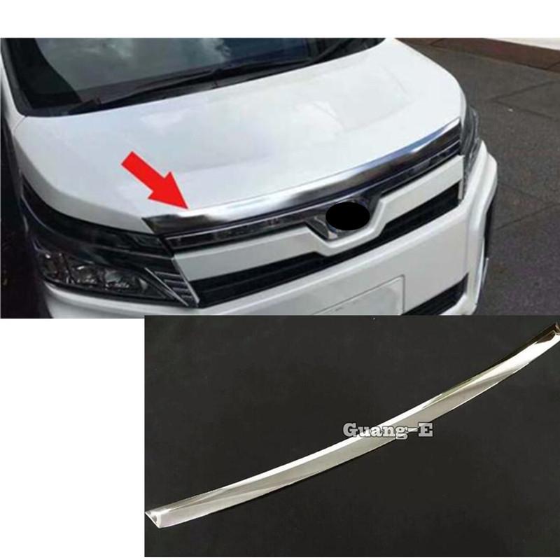 Sticker Front Engine Machine Grille Grill Racing Hood Lid Trim For Toyota Noah Voxy 80 Series 2015 2016 2017 2018