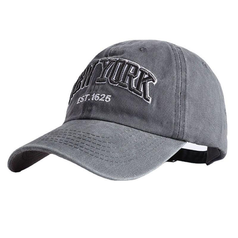 

2023 New Women s New York Embroideried Baseball Cap Male Female Snapback Hat Adjustable Hip Hop Hats for Women Gorras Hombre Adjustable серый